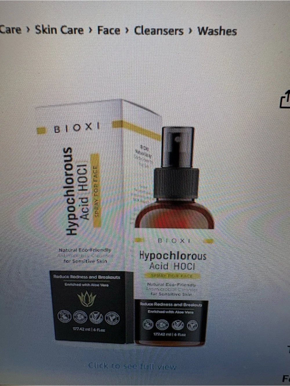 BIOXI Hypochlorous Acid (HOCI) Spray for Face. Antimicrobial cleanser. 6 fl.oz - Picture 3 of 9